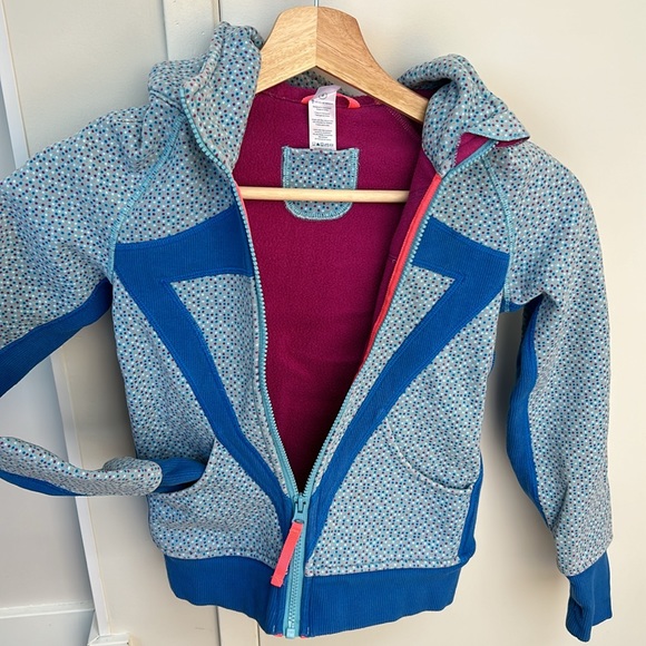 Ivivva by lululemon scuba zippered hooded jacket size 8 - Picture 7 of 7